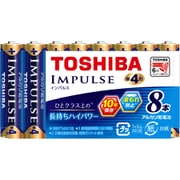 アルカリ乾電池 IMPULSE(インパルス) 単4形 8本入 まとめパック LR03H 8MPY