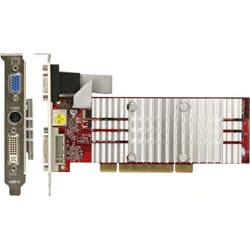 ATI Radeon HD2400PRO 256MB DDR2搭載 PCI接続 ロープロファイル対応 ファンレス RH2400PRO-LP256H2