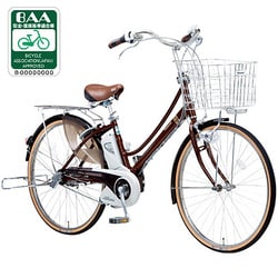 電動アシスト自転車(26型) チョコブラウン リチウムビビ・アンサンブル BE-ENT63T