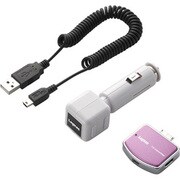 LAT-FMWS01PN [充電機能搭載 WM-PORT搭載Walkman専用FMトランスミッター ピンク]