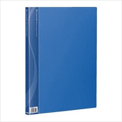 クリアブック ベーシックカラー B4 20枚（中紙入り） ブルー CB1022B-N