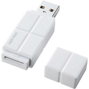 USBメモリ内蔵 micro SD対応カードリーダ ホワイト UFD-MCU1GW