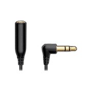 L型プラグ延長コード ブラック L-EXTENSIONCABLE BK