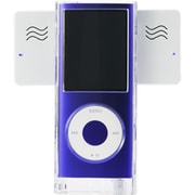 第4世代 iPod nano用 ステレオスピーカー一体型 クリアケース ホワイト BSP-S200W