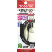 ADD-C10K FOMA用外部端子アダプタステレオ平型変 [docomoFOMA/SoftBank3G対応外部端子用アダプタ]