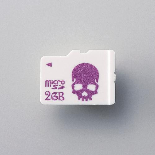 MF-NMSSD02GPN [microSDカード 2GB Loverish Skull（スカル）シリーズ ピンク]