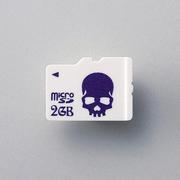 MF-NMSSD02GPU [microSDカード2GB Loverish Skull（スカル）シリーズ パープル]