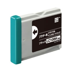 互換リサイクルインクカートリッジ ブラザー LC10BK ブラック（顔料） ECI-BR10B