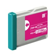 互換リサイクルインクカートリッジ ブラザー LC10M マゼンタ(染料) ECI-BR10M