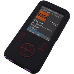 ウォークマンSシリーズ用 シリコンジャケット ブラック RT-SS73C1/B