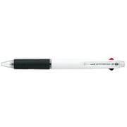 油性ボールペン JETSTREAM(ジェットストリーム) 3色ボールペン 0.5mm 超低摩擦インク インク色:3色(黒・赤・青) 本体色:白 SXE340005.1