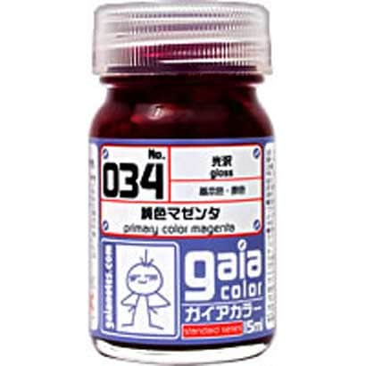 034 [ガイアカラー 純色マゼンタ 15mL 光沢]