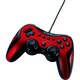 USB接続 ゲームパッド アナログ/デジタル対応 12ボタン レッド JC-U2912FRD
