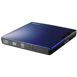 USB接続 外付けDVDドライブ コバルトブルー DVRP-U8XLE2BU