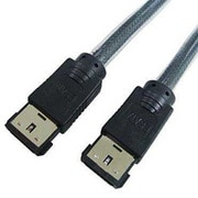 3重シールドeSATAケーブル 2m ブラック JST-3E20BK
