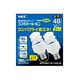 電球形蛍光灯 コスモボール・ミニ E17口金 3波長形昼光色 D10形（7W） 2個入 EFD10ED/7-E17-C2C-2P