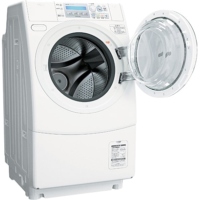 AQUA（アクア）　ななめ型ドラム式洗濯乾燥機（9.0kg） 右開き・エレガンスホワイト AWD-AQ4000-R-W