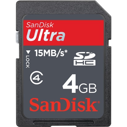 SDHCカード CLASS4 4GB Ultra SDSDH-004G-J95