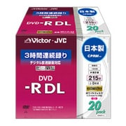 録画用DVD-R DL 215分 2-8倍速 CPRM対応 20枚 インクジェットプリンタ対応 VD-R215CW20