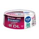 録画用DVD-R DL 215分 2-8倍速 CPRM対応 20枚 インクジェットプリンタ対応 VD-R215CS20