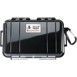 小型防水ハードケース ブラック/クリア 1050N