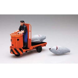 アオシマ 1/32特殊荷役(1)「朝霞製作所ターレットトラック＆冷凍