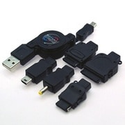 USB充電器マルチコネクタ ブラック RX-LBJC6BK