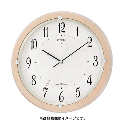 ソーラー電波掛時計 4MY798-007