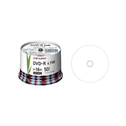 DVD-R 4.7GB 16倍速対応 50枚 スピンドルケース ワイドエリア印刷対応 DHR47JP50H5