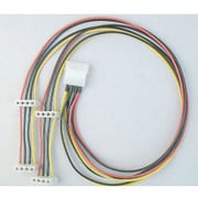 電源4分配ケーブル 4ピン電源コネクタ・オス → 4ピン電源コネクタ(L型)メス×4 60cm OWL-CBPU023