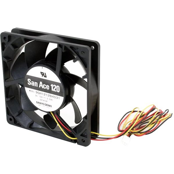 ケースファン 450RPM 120mm角 25mm厚 リブ無し SF12-S1