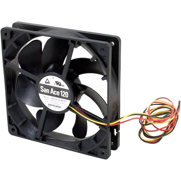 ケースファン 1500RPM 120mm角 25mm厚 リブ無し SF12-S4