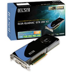 NVIDIA製 GeForceGTX 285 1GB GDDR3メモリ搭載 PCI-Express 2.0接続 GD285-1GERX2