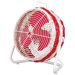 フロア扇 ピンク 23cm籐風丸型 JIM-366-PK