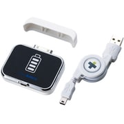 iPod/iPhone用 LEDモバイルバッテリー 1000mAh “Simplism MobileBattery(シンプリズム モバイルバッテリー 1000mAh )” ホワイト TR-MBI-WT