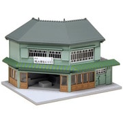 Nゲージ 23-476 木造建築の角店1 板張