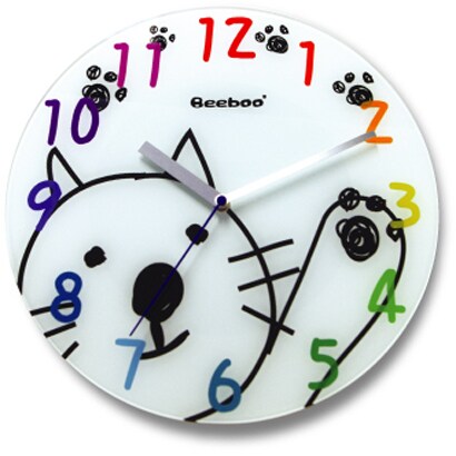 Beeboo（ビーブー） キッズガラスクロック キャット BWG-1107Cat