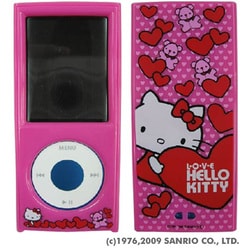 第4世代 iPod nano用 ハローキティ ケース ピンク SAN-31KTPK