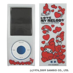 第4世代 iPod nano用 マイメロディ ケース ホワイト SAN-31MMWH