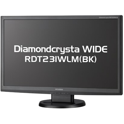 23型ワイド 液晶モニター Diamondcrysta WIDE アナログ/デジタル接続 ECO Professional搭載 ノングレアパネル RDT231WLM BK