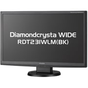 23型ワイド 液晶モニター Diamondcrysta WIDE アナログ/デジタル接続 ECO Professional搭載 ノングレアパネル RDT231WLM BK