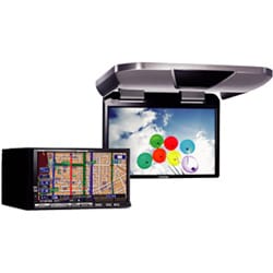 VIE-X08RV-VG [7型 インダッシュ TV/DVD/CD HDDカーナビ 地上デジタルチューナー内蔵 10.2型リアビジョン（シルバー）セット]