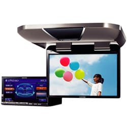 VIE-X08RV-GB [7型 インダッシュ TV/DVD/CD HDDカーナビ 地上デジタルチューナー内蔵 10.2型リアビジョン（ゴールド）セット]