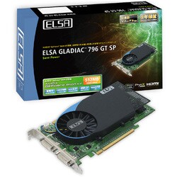 NVIDIA製 GeForce9600GT 512MB GDDR3メモリ搭載 PCI-Express 2.0接続 GD796-512ERSP