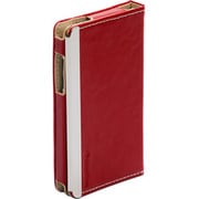 2nd iPod touch用 フリップレザーケース ディープレッド TR-LCFLTC2-DR