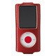 第4世代 iPod nano用 レザーケース ディープレッド TR-LCSMNN4-DR