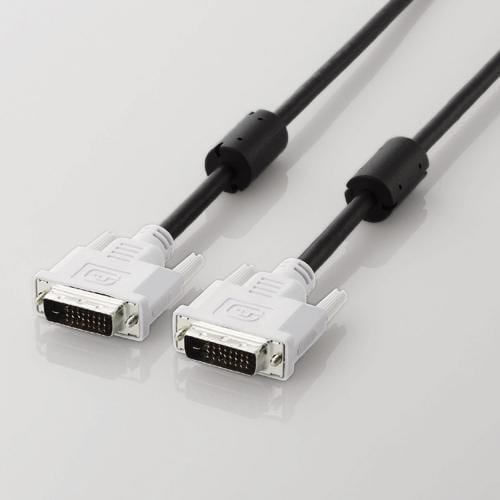 DVIデュアルリンクケーブル(デジタル) DVI-D 24ピンオス-DVI-D 24ピンオス 1m CAC-DVDL10BK