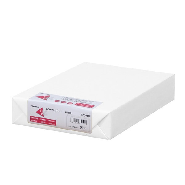 色上質紙 中厚口 白 B4 500枚 ナ-2251