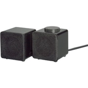 キューブ型コンパクトスピーカー USB電源/USB音源タイプ ブラック BSSP04DBK