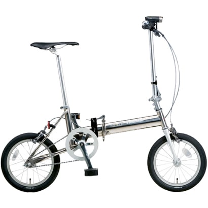折りたたみ自転車 トレンクル7000 14型 変速なし チタンポリッシュ B-PEMT323S